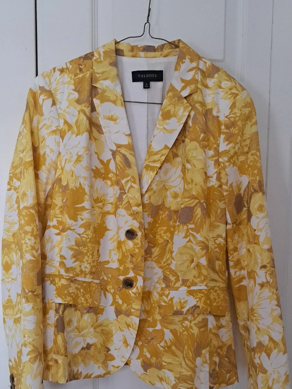 Talbots Floral Blazer - Picture 2 of 8